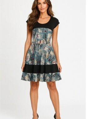 Effie's Heart The Napoli Dress Fit-and-Flare Dress sz XL